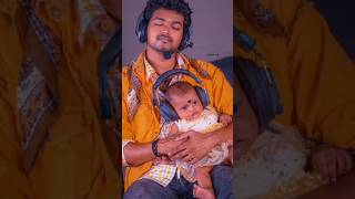 Anbaana Magal vanthaal❤‍🔥❤‍🔥Vijay and his daughter bonding videoShortsCute Editzz [upl. by Euton]