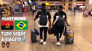 VLOG TUDO SOBRE A VIAGEM✈️DO BRASIL🇧🇷 PARA ANGOLA🇦🇴LOSTWIINS👨🏾‍🦱👨🏾‍🦱 [upl. by Pompea]