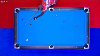 Mosconi Cup 2019 team match USA fouled with the cue [upl. by Ycram]