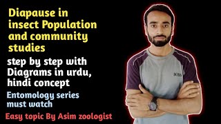 Diapause in insect Population and community studies Entomology  zoologist  notes in urdu hindi [upl. by Crandell673]