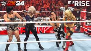 WWE 2K24 MyRise Unleashed 28 Threes Company [upl. by Richard206]