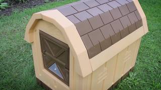 ASL Solutions  Dog Palace Insulated Doghouse Product Features [upl. by Judy]