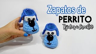 Zapatos de Perrito a Crochet  Moda Crochet Maritza [upl. by Jeffery760]