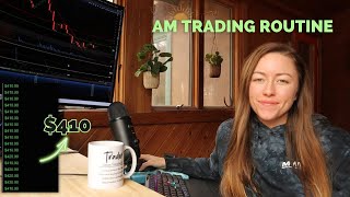 My Morning Trading Routine for a Quick 400Day [upl. by Airotna]