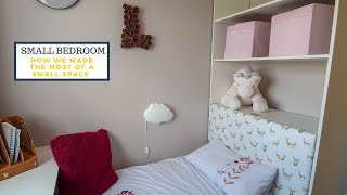 Small Bedroom Tour  Box Bedroom Storage Ideas [upl. by Nnaecarg265]