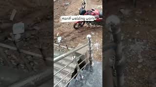 railing design🏠👌 design railingwelding hanif welding work 👌👌 [upl. by Huesman]