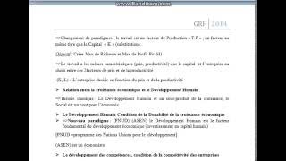 la gestion des ressources humaines GRH cours S5 [upl. by Etan314]