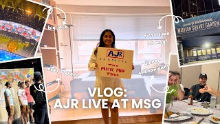 VLOG  seeing AJR live at MSG amp meeting the brothers for the first time [upl. by Juliane]