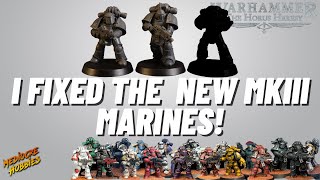 I Fixed the new MK iii Marines for Horus Heresy [upl. by Breh]