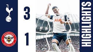 TOTTENHAM HOTSPUR 31 BRENTFORD  PREMIER LEAGUE HIGHLIGHTS  SOLANKE SCORES FIRST SPURS GOAL [upl. by Torrell]