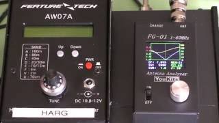 Feature Tech AW07A And You Kits FG01 Antenna Analysers [upl. by Suivat]