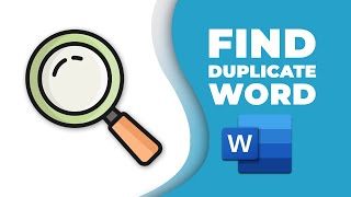 How to find duplicate words in word document [upl. by Trawets]