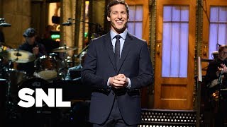 Andy Samberg Impressions Monologue  Saturday Night Live [upl. by Atiuqam]