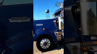 shorts 1992 Blue Kenworth W900 With Super Sleeper At Iowa 80 Truck Stop kenworth [upl. by Llenart]