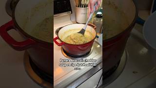 BETTER than Panera 😋🥵 panerabread souprecipe broccolicheddarsoup recipes paleorecipes shorts [upl. by Adnical]