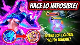 ¡CUANDO LOS TOPS GLOBALES SANGRAN  SELENA TOP 1 GLOBAL LIAN TV  CAPITULO 3  MOBILE LEGENDS [upl. by Irak]