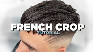 FRENCH CROP TEXTURIZADO EN PICO  tutorial [upl. by Gardol]