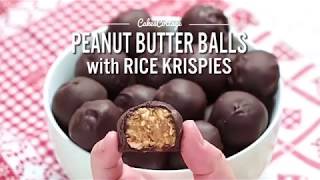 PEANUT BUTTER BALLS with RICE KRISPIES [upl. by Anav]