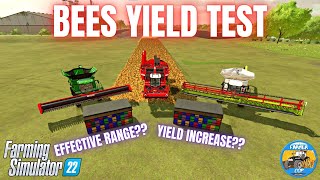 HOW DO BEES INCREASE YIELD  Farming Simulator 22 [upl. by Bob]