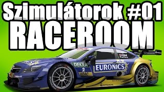 Raceroom Racing  Szimulátor bemutató 01  R3E alapozó [upl. by Gatian78]