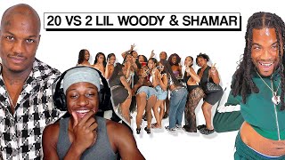 YSL WOODY amp SHAMAR Had The Funniest 2 Man In This 20 Vs 1 [upl. by Iztim]