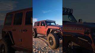 Jeep Wrangler 392 amp RAM TRX rippin at the sand dunes [upl. by Nnylyak]