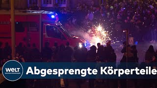 TROTZ BÖLLERVERBOT Viele Unfälle mit illegalem Feuerwerk in Deutschland [upl. by Einaoj]