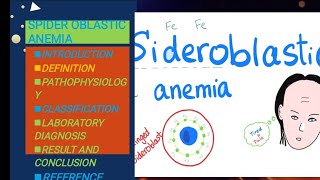 Sideroblastic anemia introduction pathophysiology classification laboratory diagnosis [upl. by Pape]