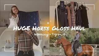 HUGEEE Horse Gloss Haul Unboxing and Try On SammyJay [upl. by Athiste]