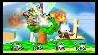 smash remix triple Bowser gameplay [upl. by Frances]