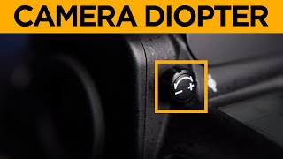 Camera Diopter Adjustment  How to get a sharp viewfinder [upl. by Ahsaenat]