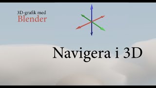 Navigera i 3D med Blender [upl. by Olzsal]