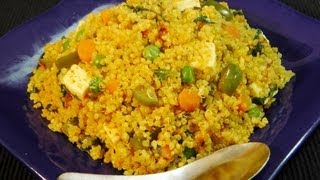 Quinoa Tawa Pulao  Pulav  Healthy Indian Recipe [upl. by Norvell]