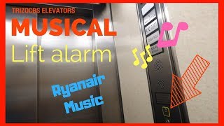 MUSICAL LIFT ELEVATOR EMERGENCY ALARM TEST  Trizocbs [upl. by Davey]