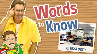 Words to Know  Classroom Objects  Jack Hartmann [upl. by Sanfo]