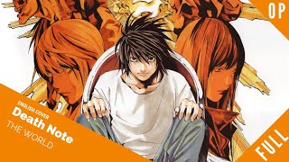 「English Dub」Death Note OP quotthe WORLDquot FULL VER【Sam Luff】  Studio Yuraki [upl. by Ainek]