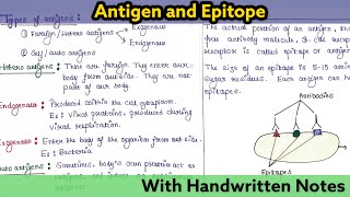 Antigen and epitope  Differences  Immunology Lecture 19 [upl. by Irbua245]