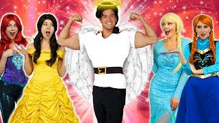 GASTON TURNS GOOD Will Belle Marry Gaston with Elsa and Anna Totally TV [upl. by Punke]