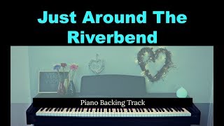 Just Around The Riverbend POCAHONTAS Piano accompaniment amp LYRICS  Backing  Karaoke track [upl. by Riay]