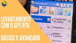 SurvCE  Levantamento Básico x Avançado com o GPS RTK [upl. by Holcomb]