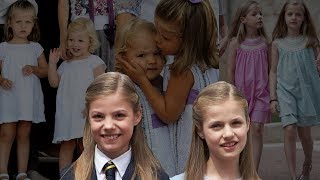 Princess Leonor and Infanta Sofias TRANSFORMATION 20062018 [upl. by Particia]