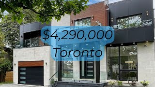 Toronto Luxury House Tour 4290000 [upl. by Bibbye]