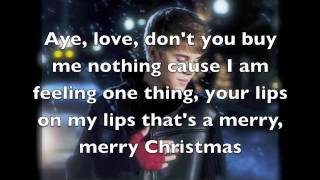 Justin Bieber  Mistletoe Lyrics on Screen [upl. by Baalbeer]