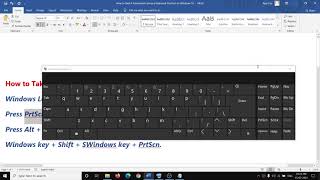 How to Take A Screenshots Using a Keyboard Shortcut on Windows 10 [upl. by Htebsil]