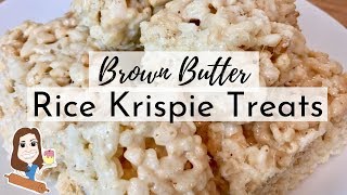 Brown Butter Rice Krispie Treats [upl. by Izogn135]