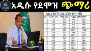 አዲሱ የደሞዝ ጭማሪ ለመንግሥት ሰራተኞች  New Salary increment for civil servants 20172024 [upl. by Amund700]