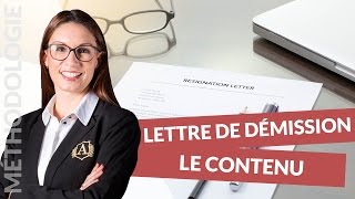 Comment faire une lettre de démission  Le contenu  Méthodologie  digiSchool [upl. by Leinad]