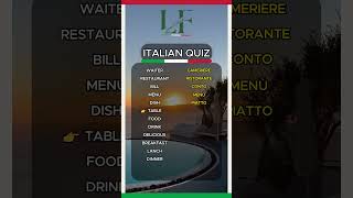 Translate these 10 words into ItalianHow many did you get right [upl. by Kronfeld]