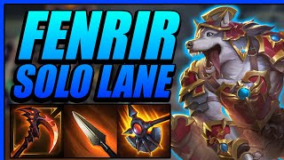 THE 1v9 FENRIR BUILD Fenrir Solo  SMITE 2 Gameplay [upl. by Cindelyn]