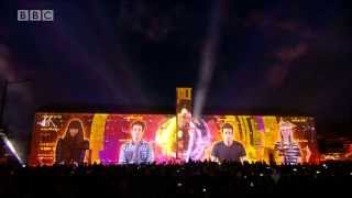 Radio 1s Big Weekend 2013 Video Mapping Calvin Harris [upl. by Spense]